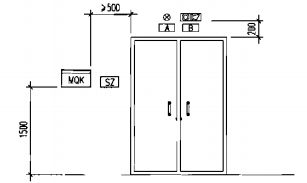 控制組件布置示意圖
