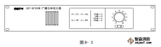  GST-GF500W/300W/150W廣播功率放大器外形尺寸圖