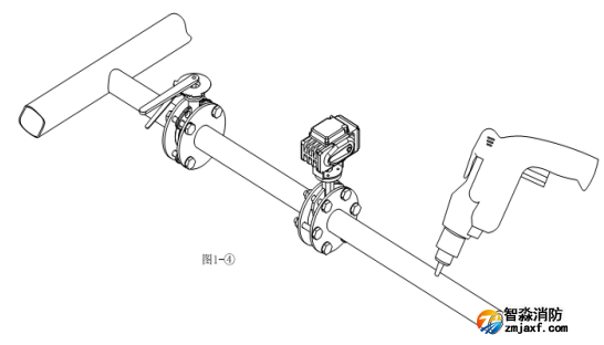 PSKD20電控消防水炮系統安裝圖